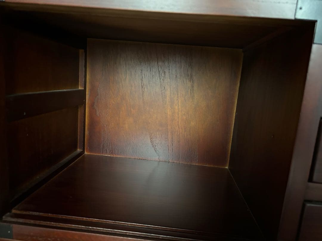 桐　民芸　引戸付たんす