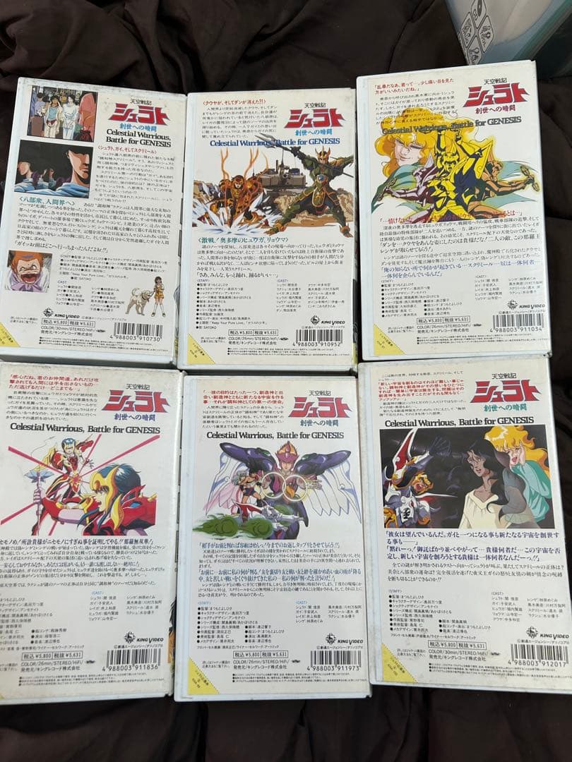 視聴確認済み天空戦記シュラト LD・VHS全巻セット