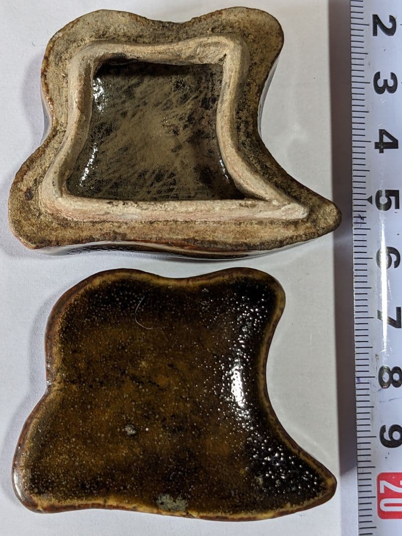 ♦野々村仁清？ 瀬戸釉 三足 香合 江戸時代 コレクション 骨董品 アンティーク