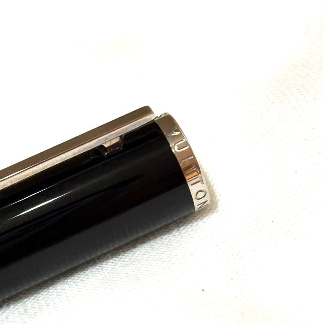 【美品】ルイ ヴィトン ジェットリーニュ ボールペン ツイスト式 シルバー金具