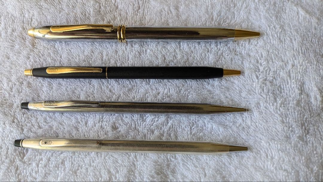 スターリング　シルバーも　クロス　ボールペン