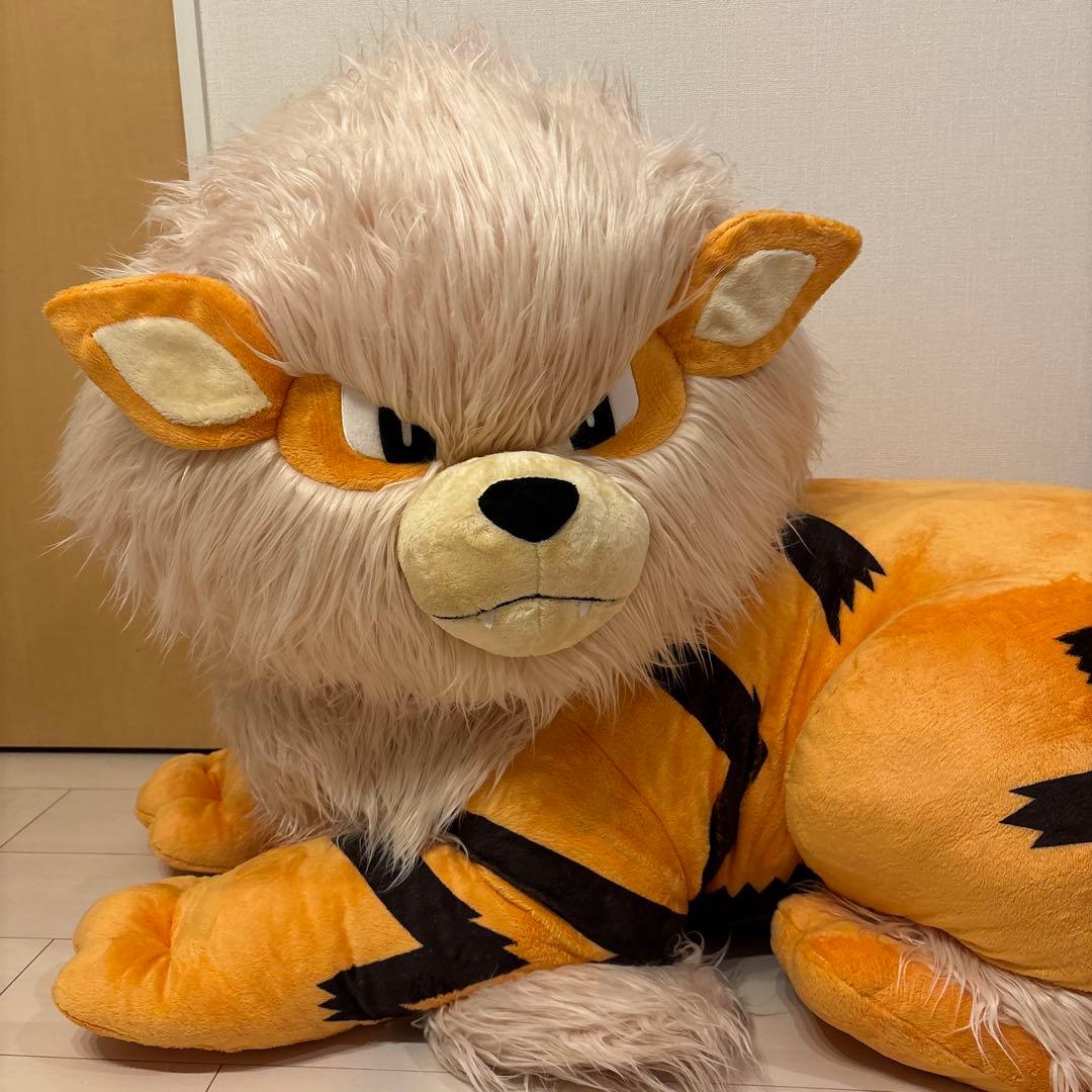 【美品・タグ付き】添い寝 ウインディ ぬいぐるみ 等身大 ポケモンセンター