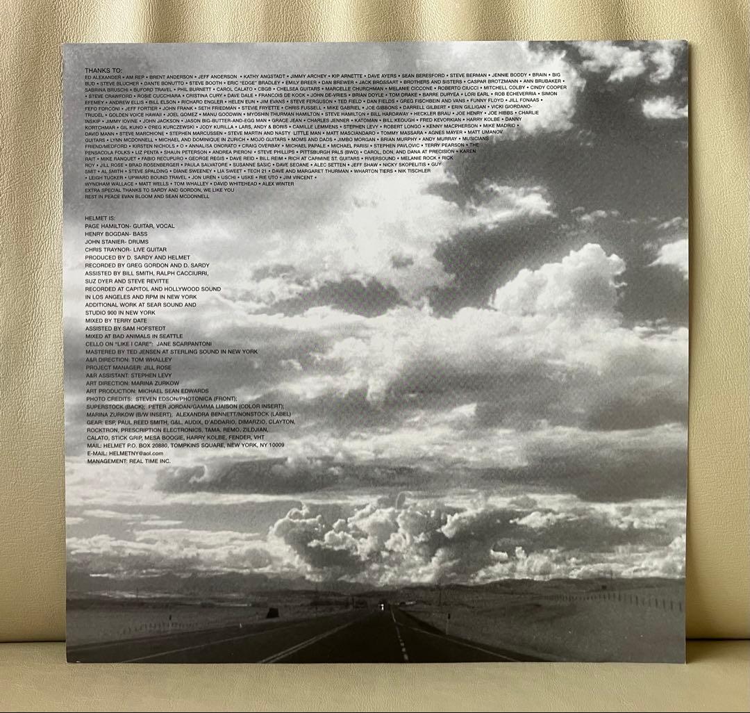 【LP・USオリジナル盤】Helmet-Aftertaste•メタル・ハードコア