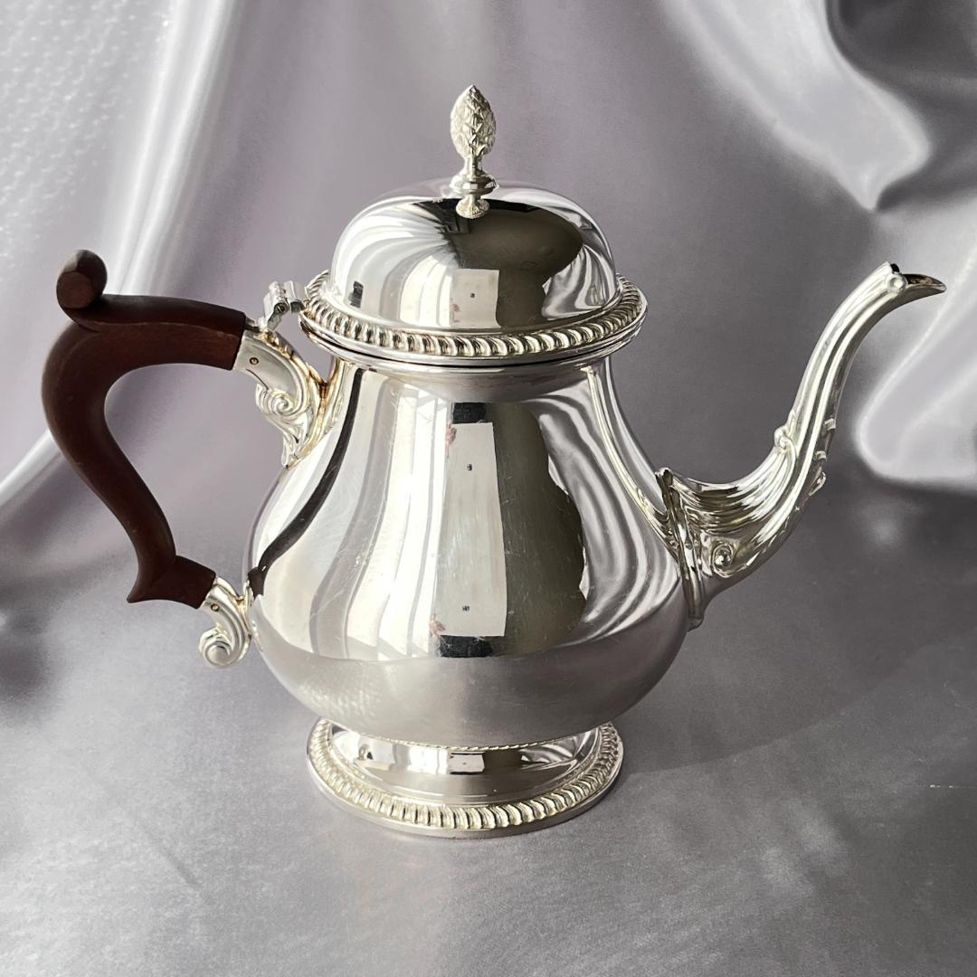 【Barker Ellis】 ビクトリアンのティーポット【シルバープレート】
