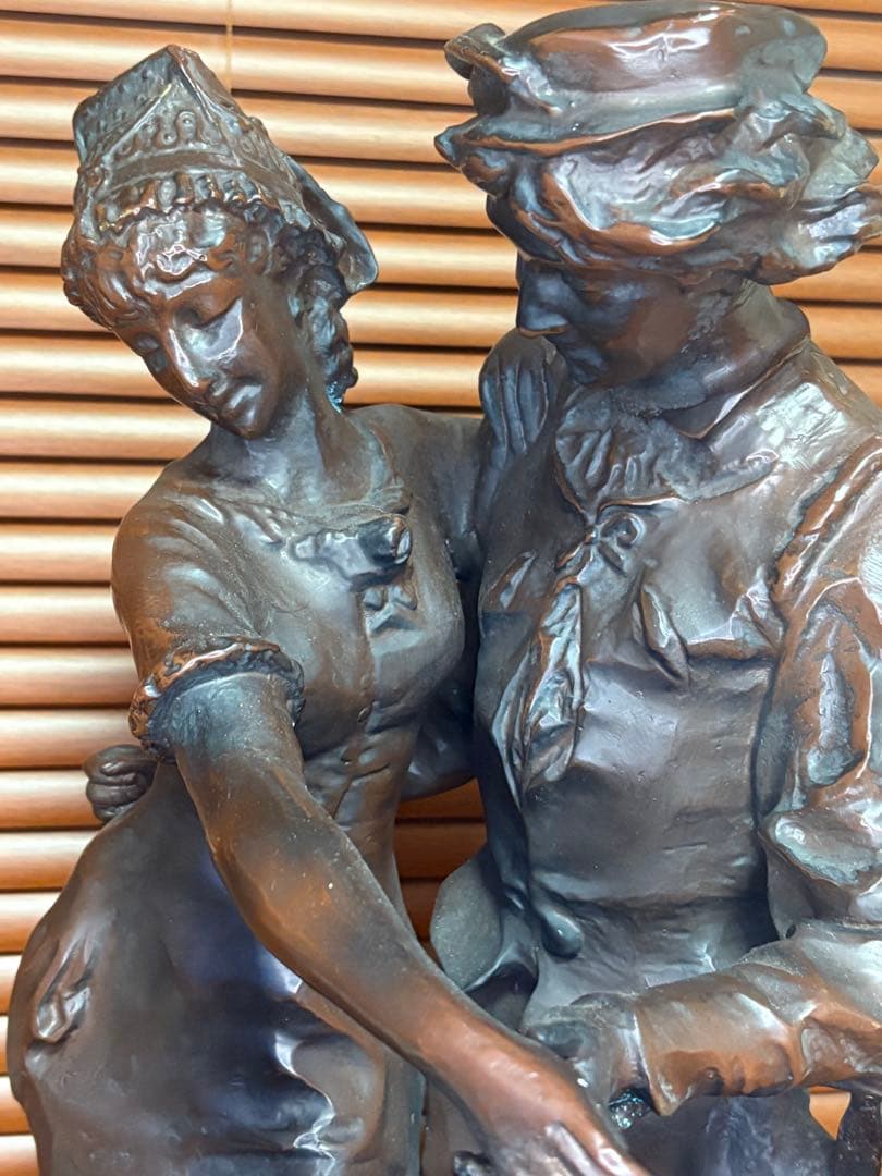 アンティーク　銅製　置物