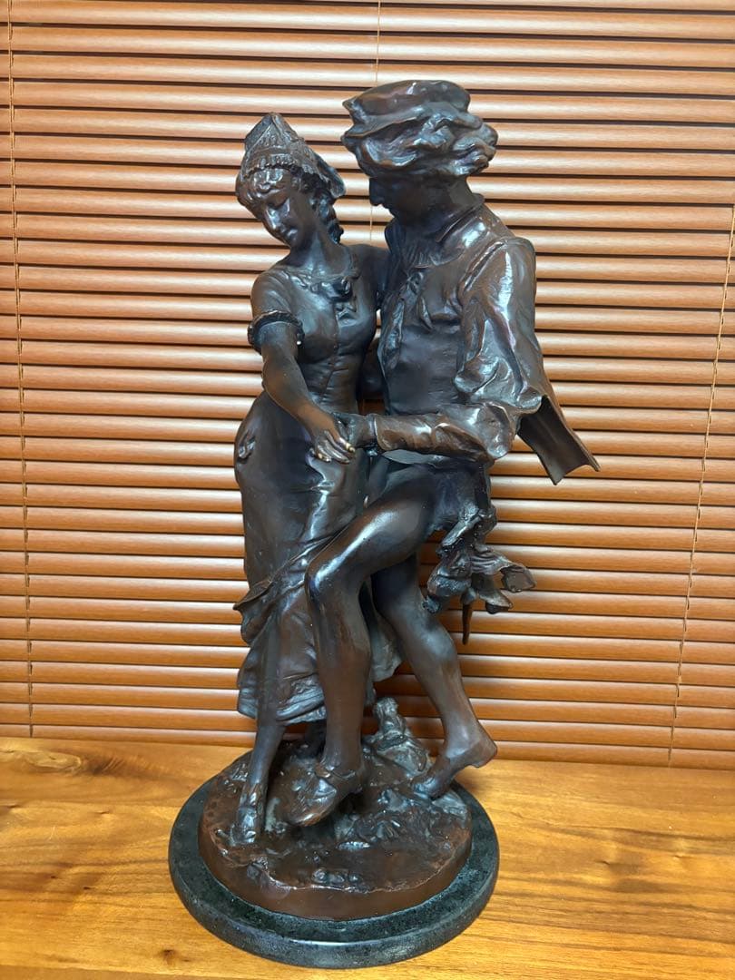 アンティーク　銅製　置物