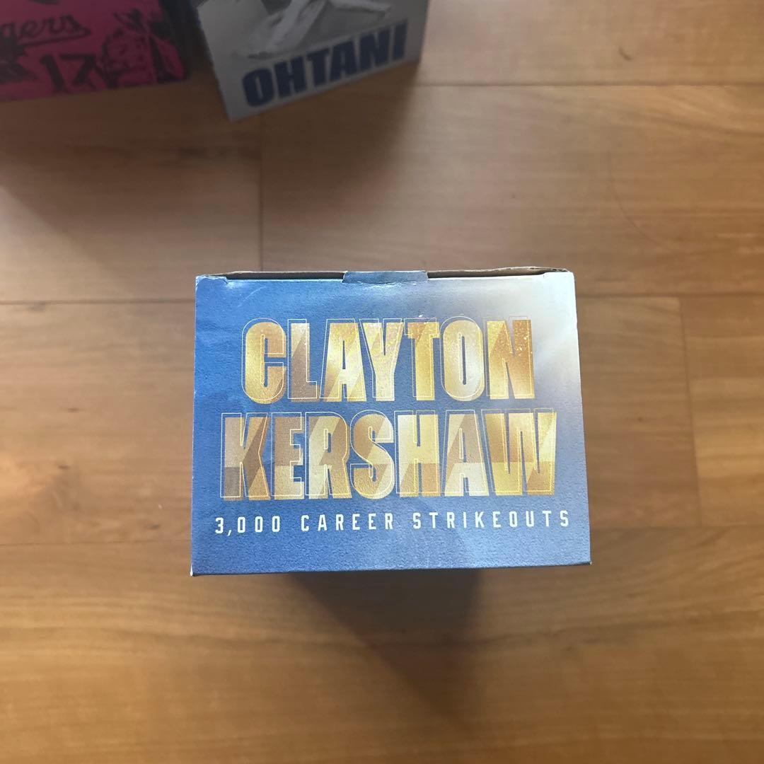 カーショウ　3000奪三振ボブルヘッド