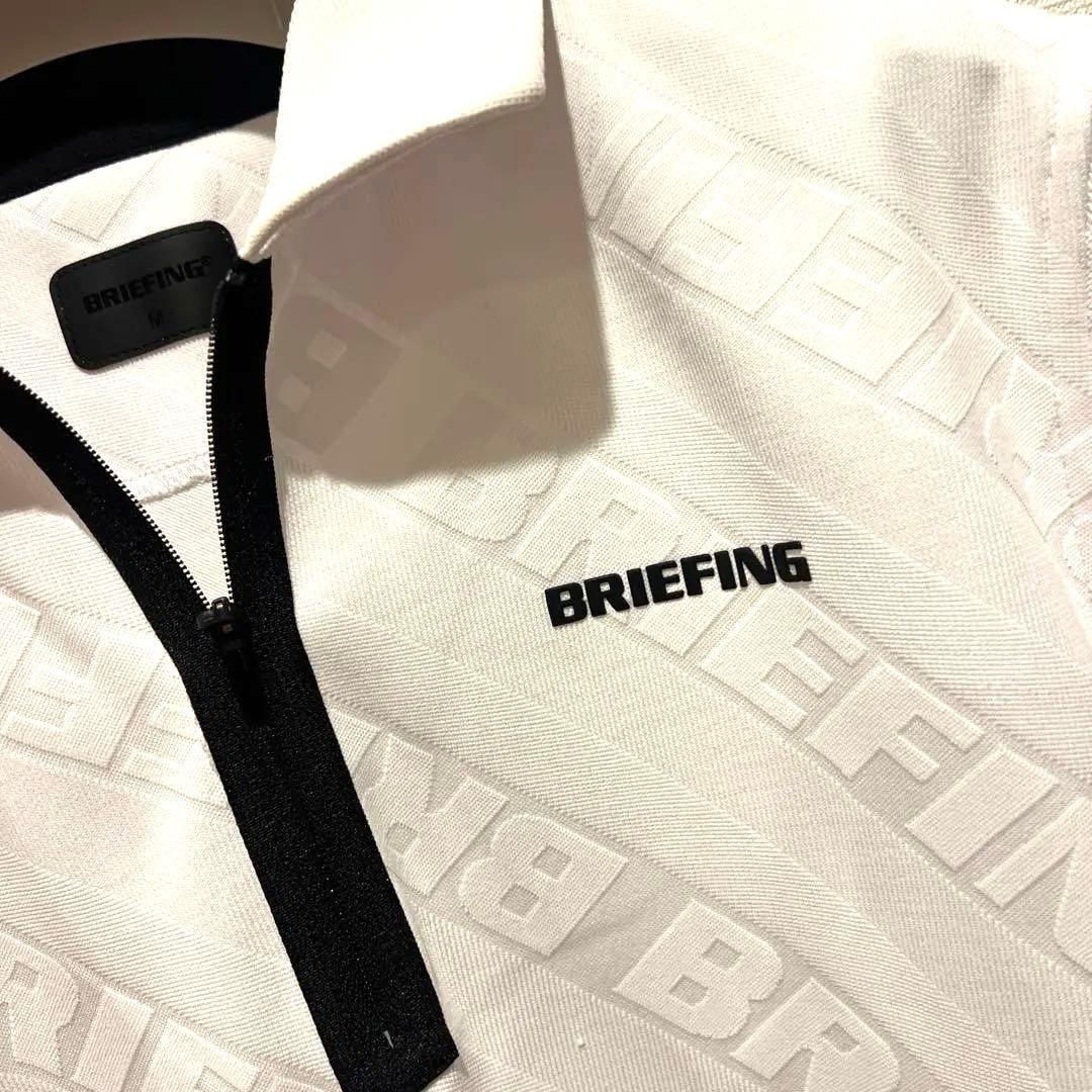 BRIEFING ホワイトポロシャツ メンズM