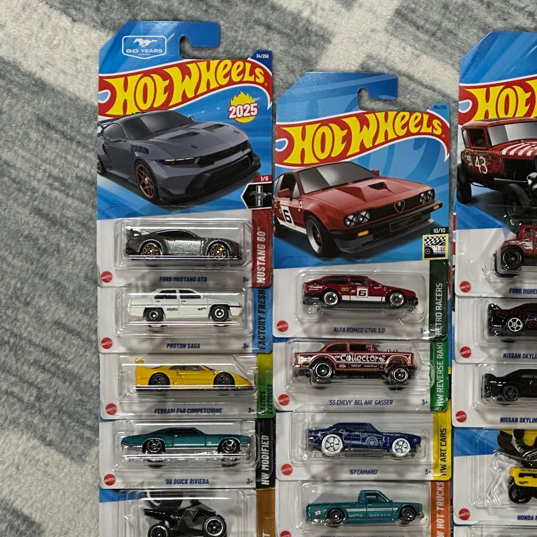 ホットウィール ベーシック 36台セット④ フェラーリ GT-R等