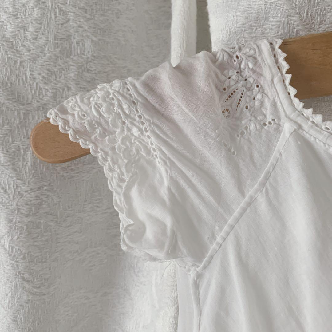 【フランスアンティーク】ベビードレス　洗礼服