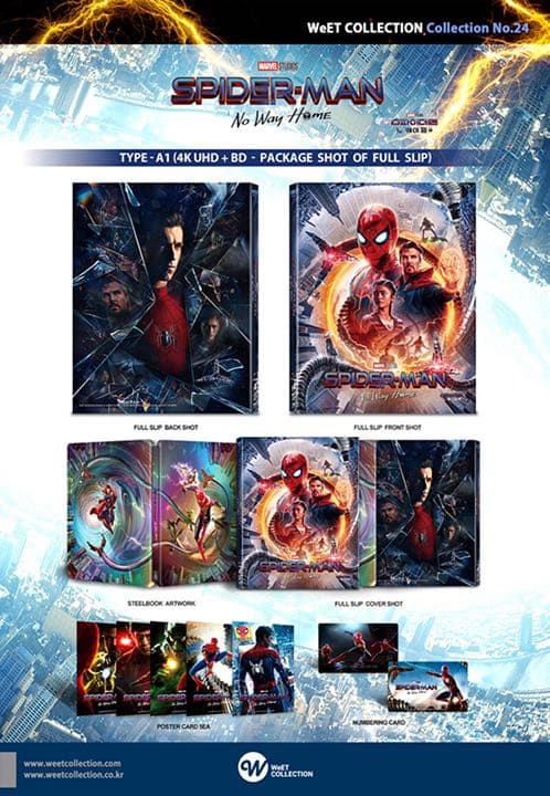 スパイダーマンノーウェイホームフルスリップスチールブック/2150個限定