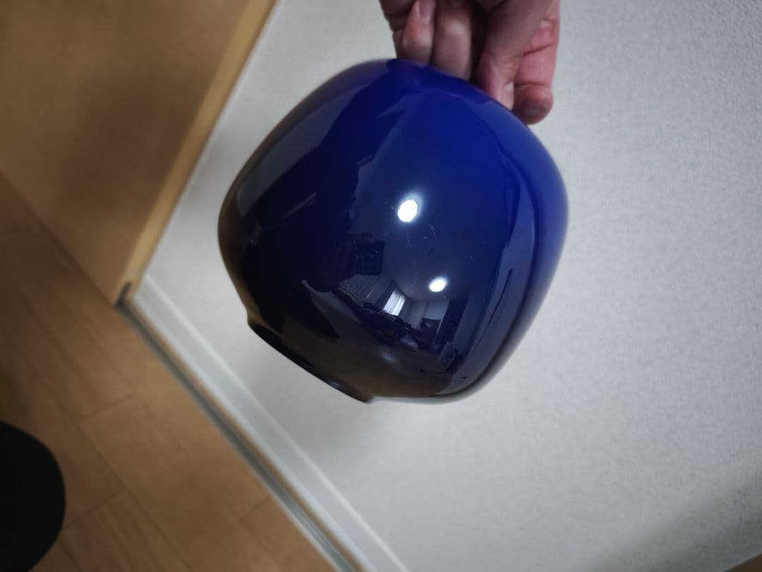 三代　徳田八十吉作　燿彩壺　金銘　九谷焼