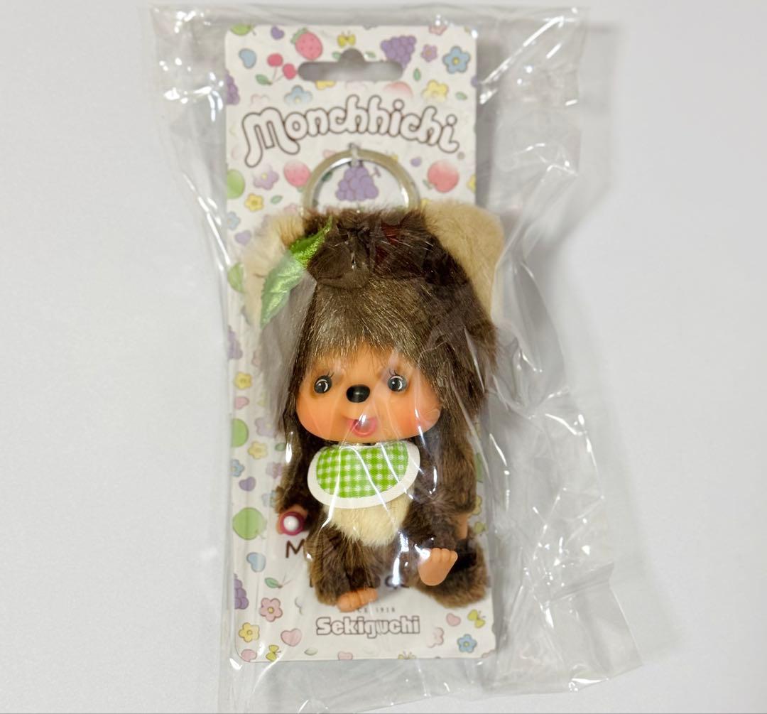 【希少】EUモンチッチ　友達　顔でかタヌタヌぬいぐるみキーホルダー