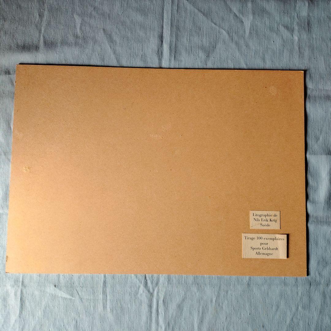 パリ・ダカ-ルラリ-1986/ポルシエ優勝リトグラフア-ト 限定版