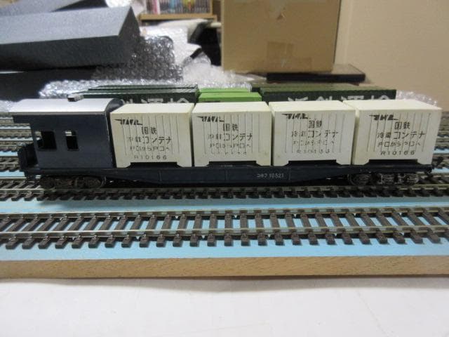 国鉄 コンテナ貨車 5両セット HOゲージ（金属製・エンドウ製）
