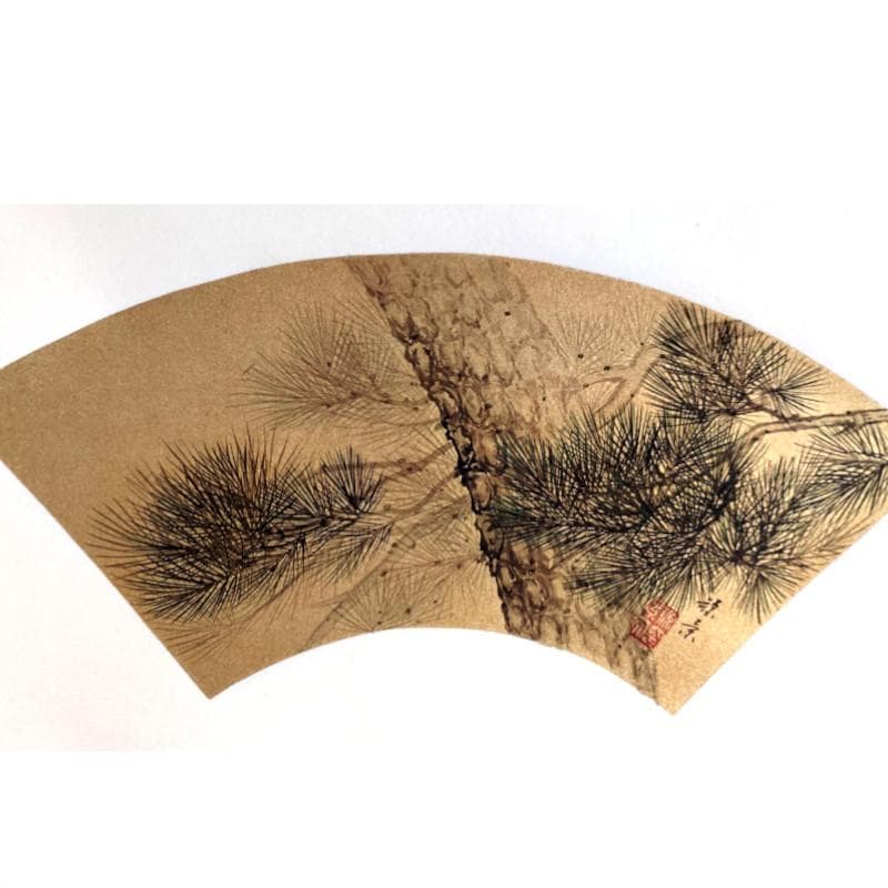 掛軸☆野々村源景☆「老 松」良好！