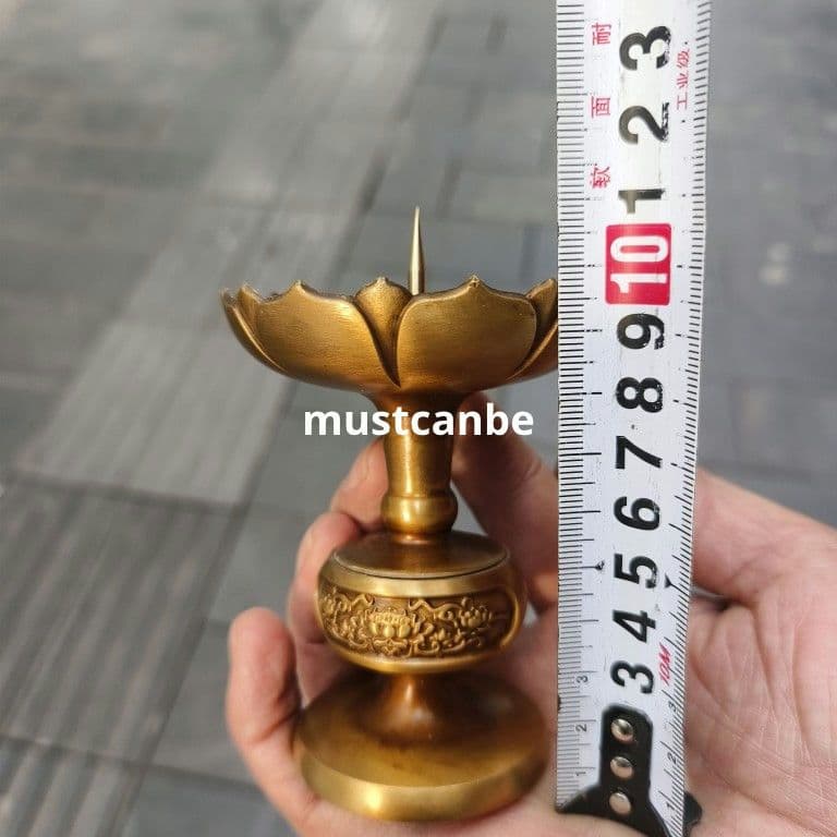 銅製 燭台 仏堂 仏具 工芸品 置物