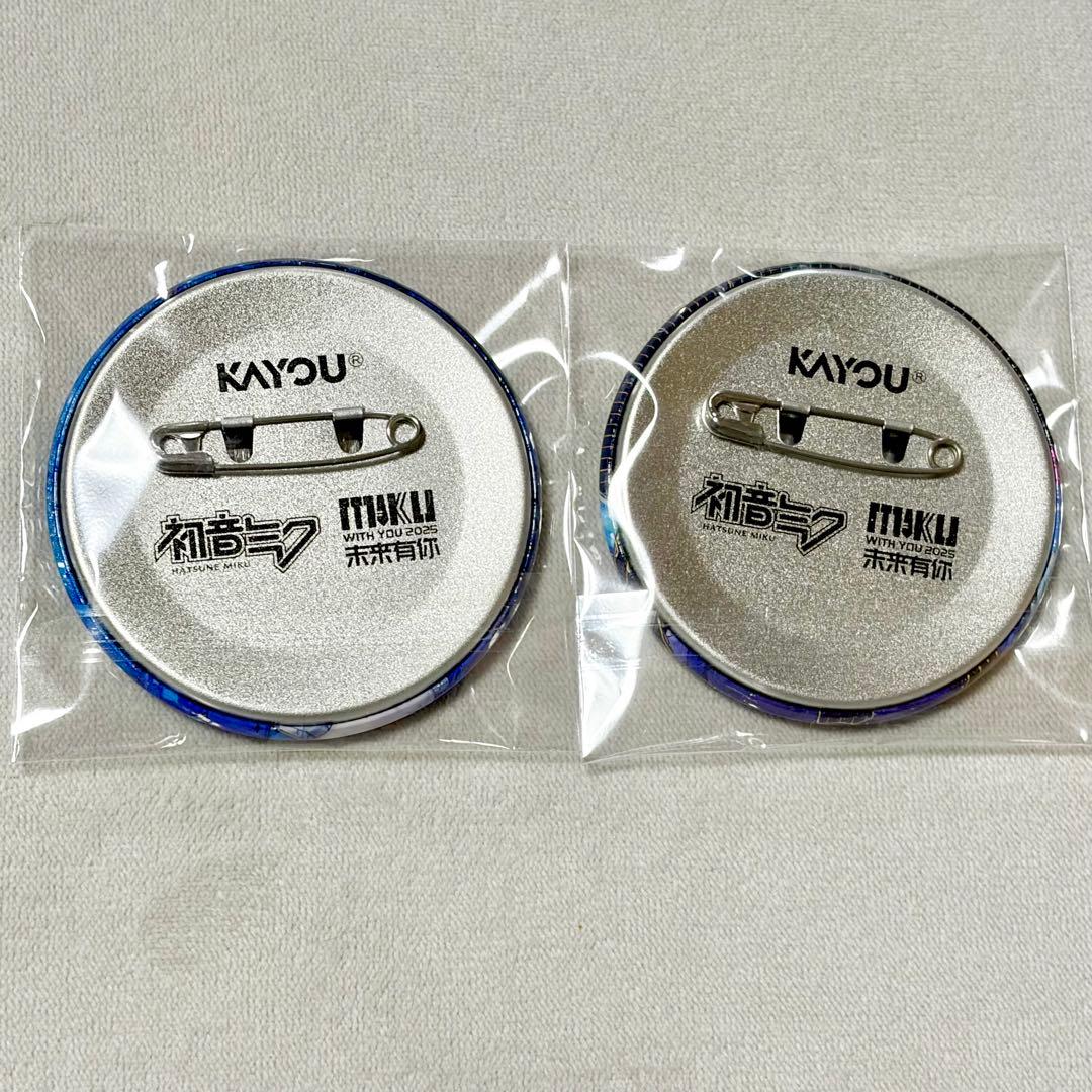 MIKU WITH YOU 2025 初音ミク グリッター缶バッジ　シークレット