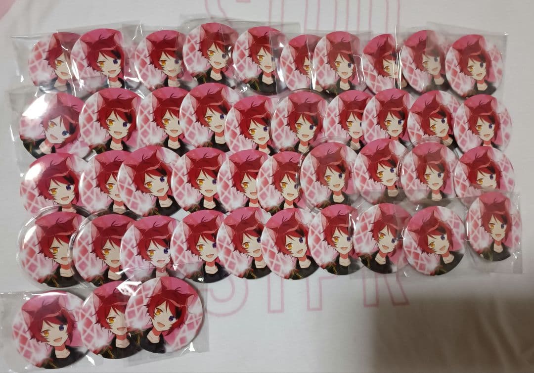 すとぷり　莉犬　缶バッチ　すとめも10　等身