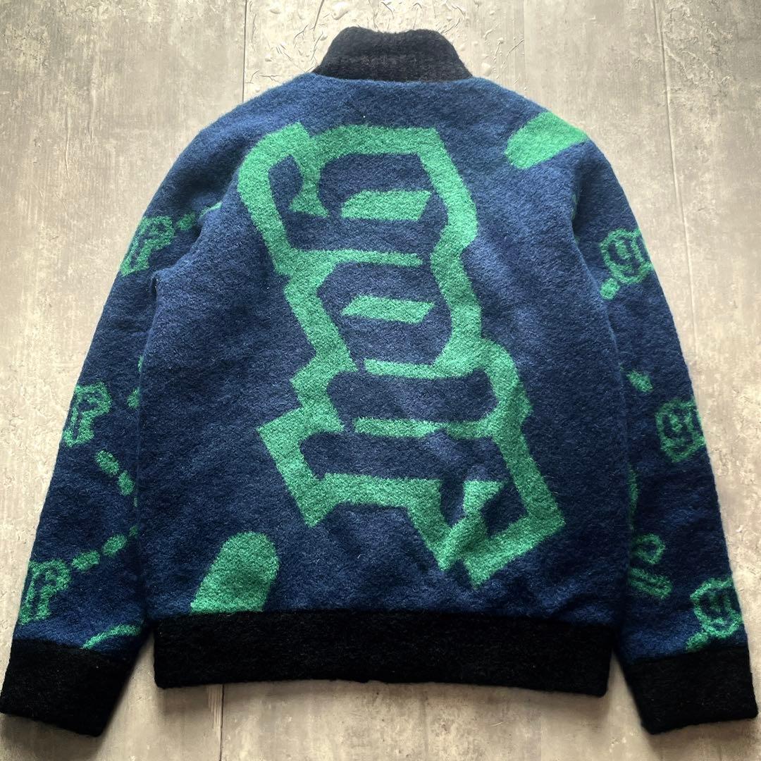 木村拓哉着　希少サイズ50 MARK&LONA 最高級　モヘヤ　スカルジャケット