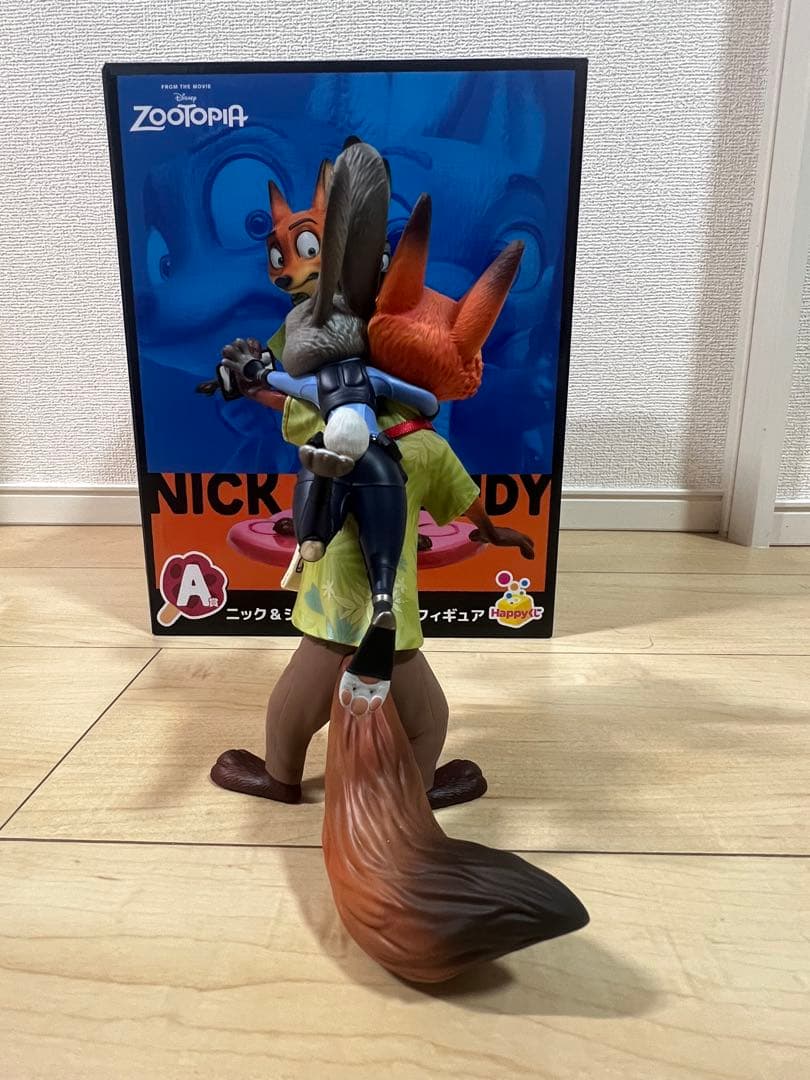 ズートピア ニック＆ジュディ セルフィーフィギュア Happyくじ A賞