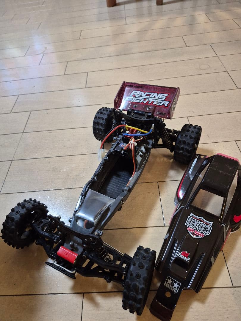 【限定おまけ付け】タミヤ　DT-03 レーシングファイター メカ　プロポ　セット