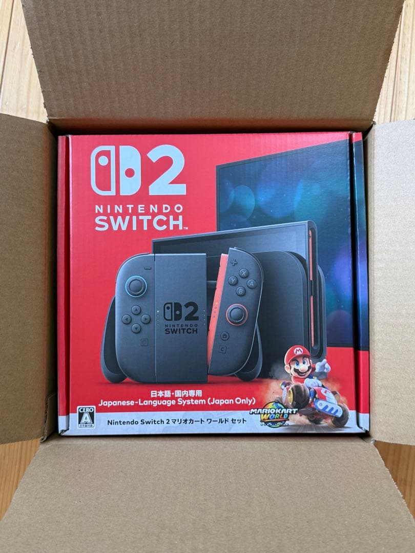 即日発送 Nintendo Switch2本体 新品未開封 マリオカートセット