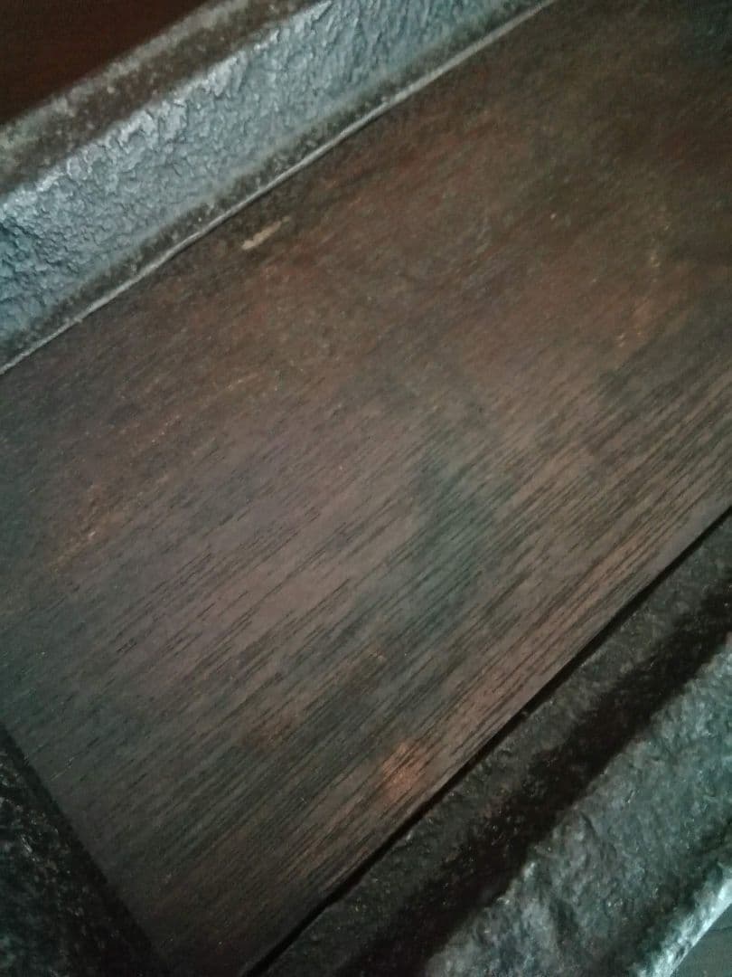 逸品　古鉄　平安省鋳堂　お盆　トレー　明治金工　和骨董　骨董　アンティーク