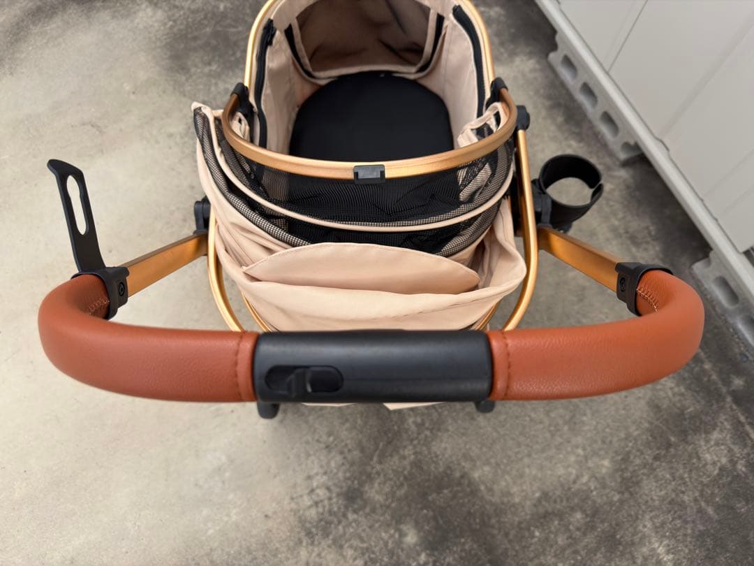 Anjelpet ペットカート　分離型　犬　猫　カーキ