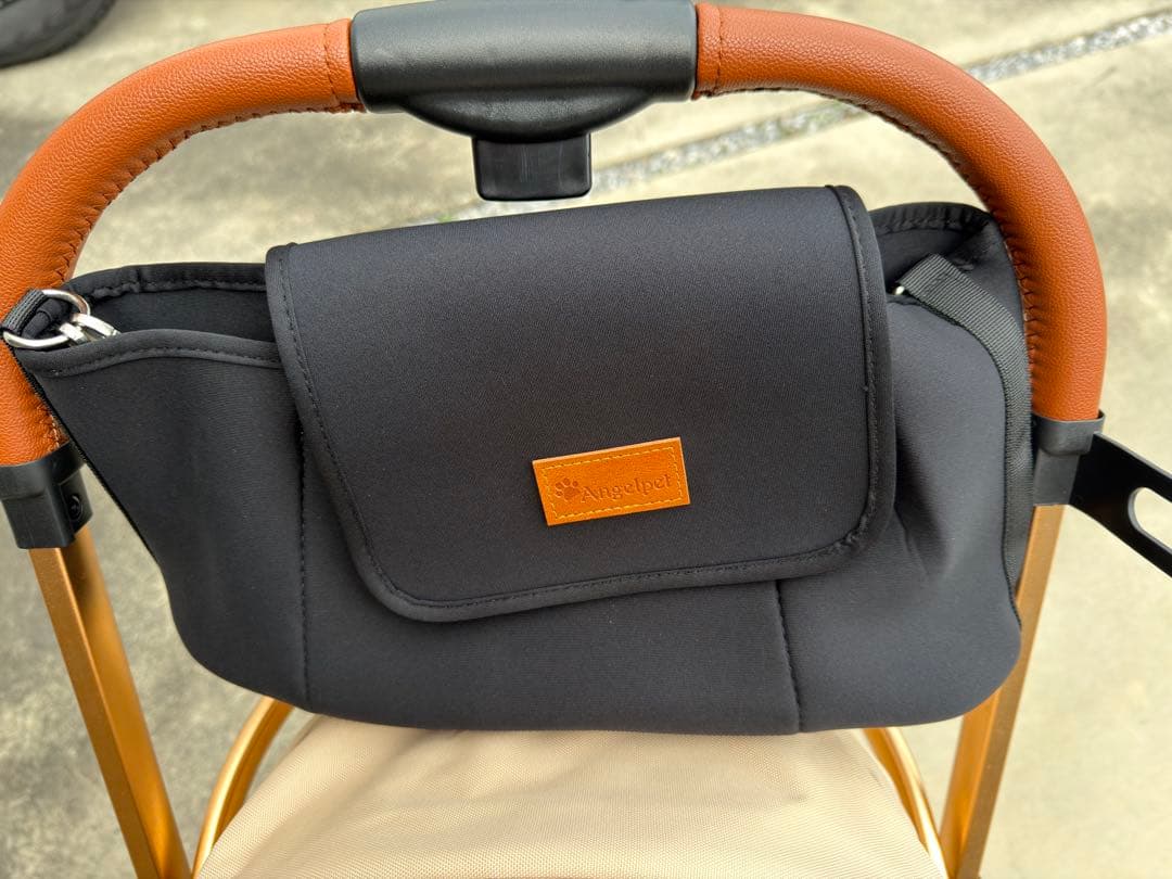 Anjelpet ペットカート　分離型　犬　猫　カーキ