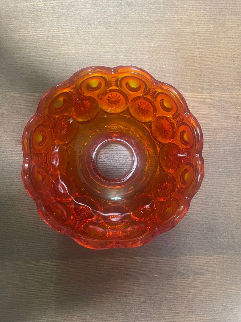 工芸品 Amberina Red amber Lamp Shade