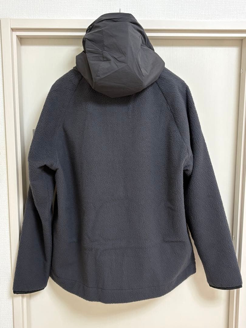 未使用)ブリーフィング ゴルフ メンズ フリースパーカー サイズL グレー