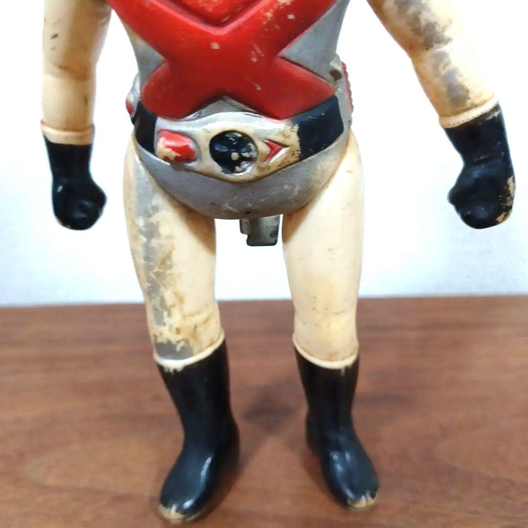 当時物マスダヤ製「スパークライト仮面ライダー X」激レアなソフビフィギュア玩具