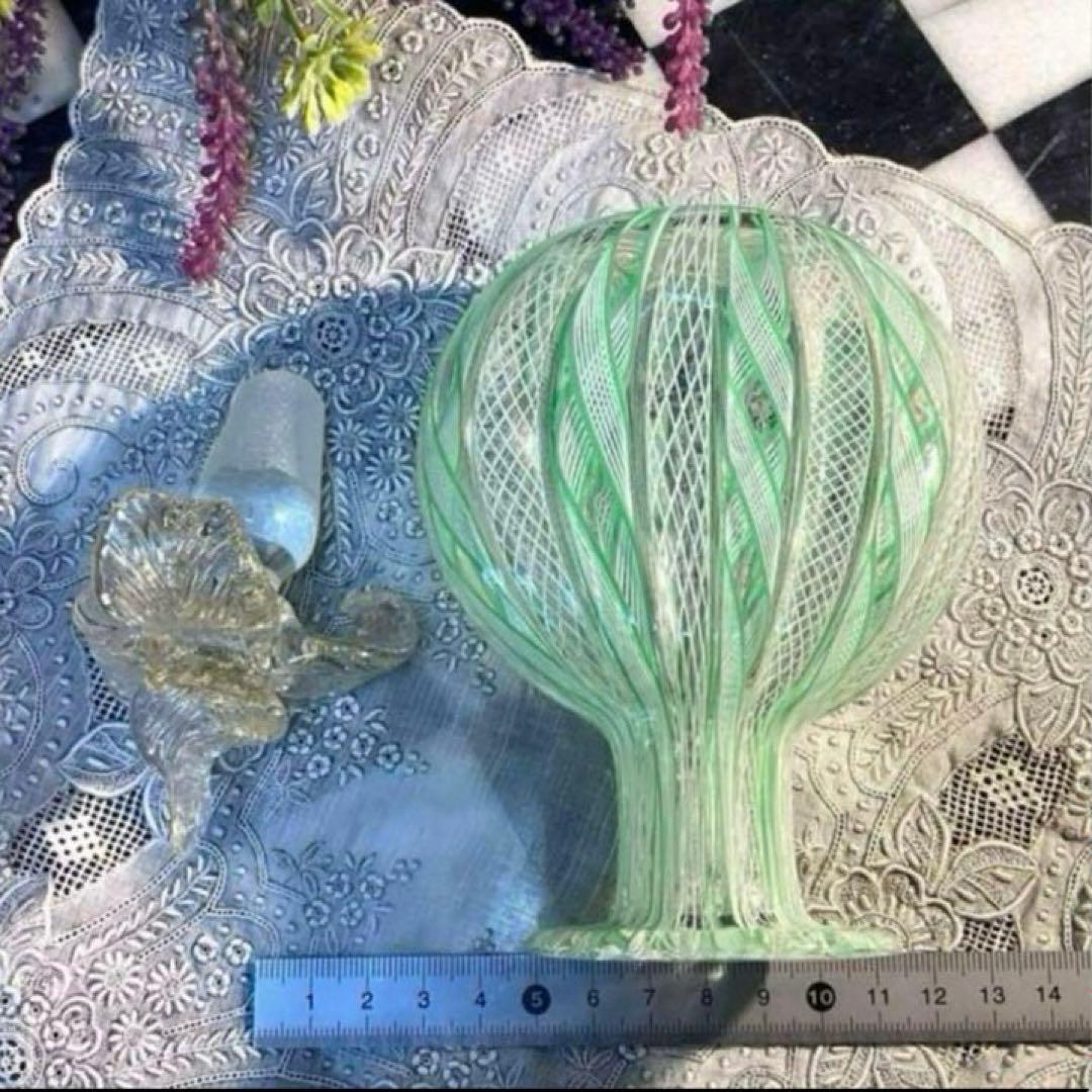 ベネチアングラス レースグラス デキャンター アンティーク