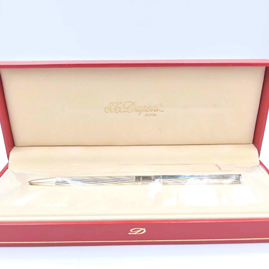 S.T.Dupont デュポン 箱付 ボールペン ツイスト式 筆記未確認