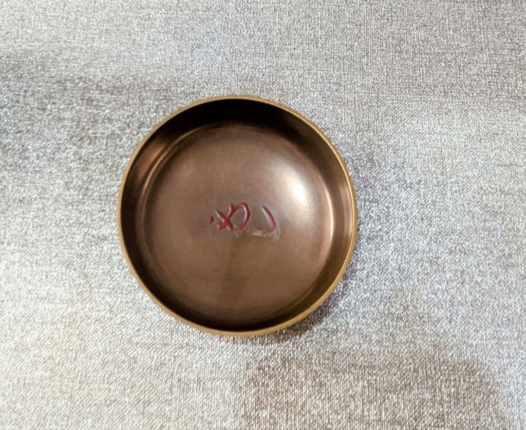 甲紅ニ季鳥裏銀地棗　宗完箱