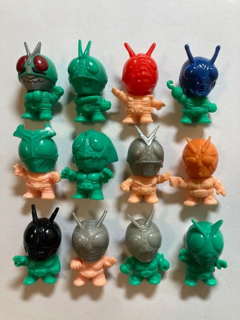 SD 仮面ライダー 倶楽部 マスク付き 消しゴム ミニ フィギュア 当時物