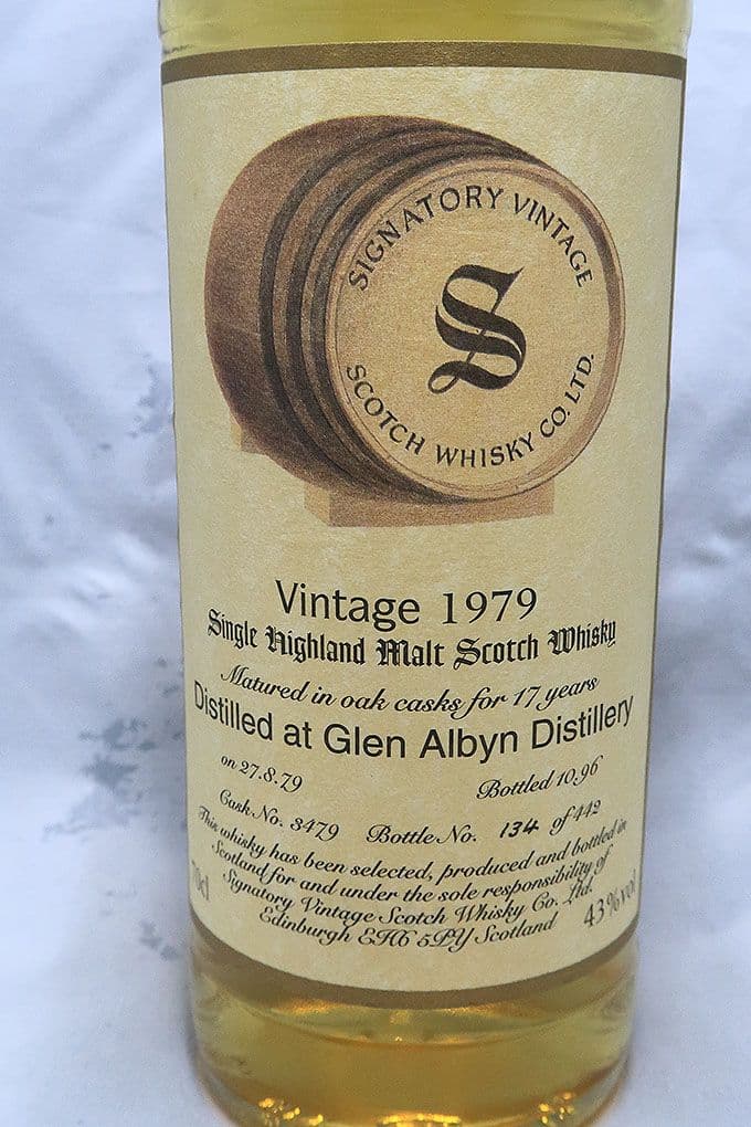グレンアルビン１９７９ １７年 シグナトリーヴィンテージ社
