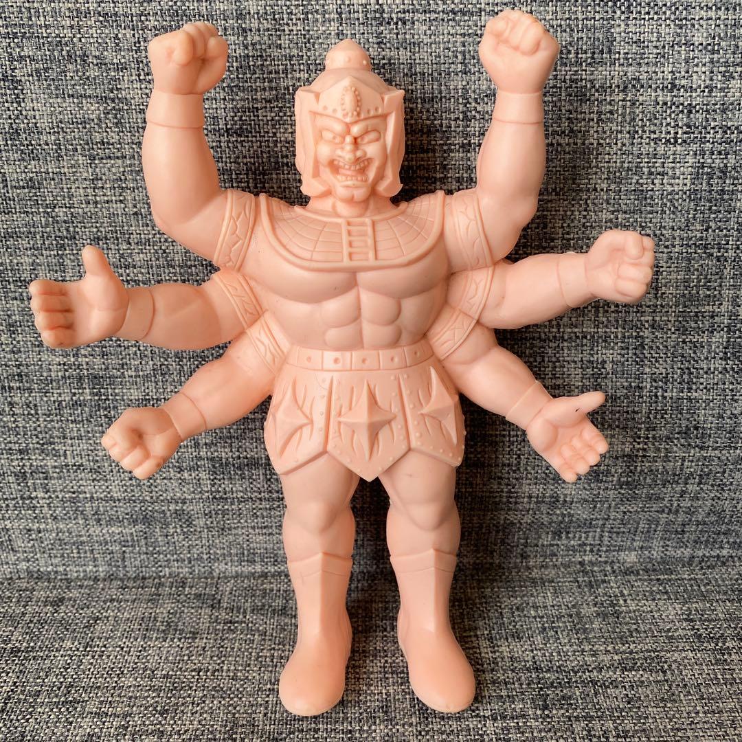 ラーメンマン　ザ・ニンジャ　アシュラマン　3体セット　キン消しデカ消しキン肉マン