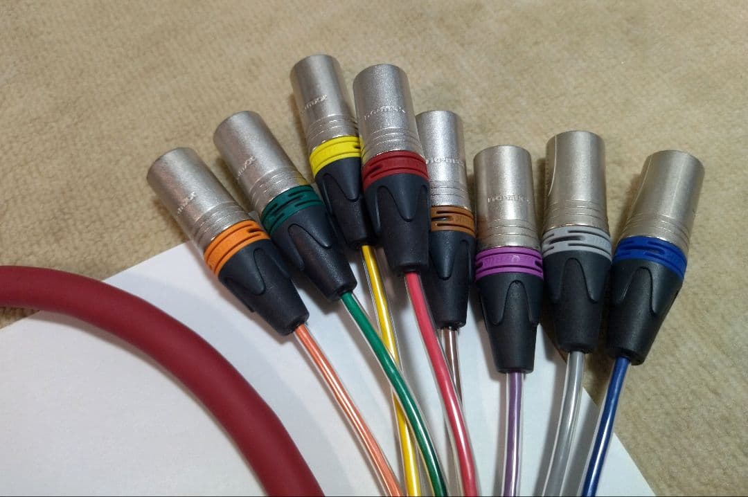 HISAGO PCOCC 8ch D-Sub25→XLRコネクターオス 1.3m