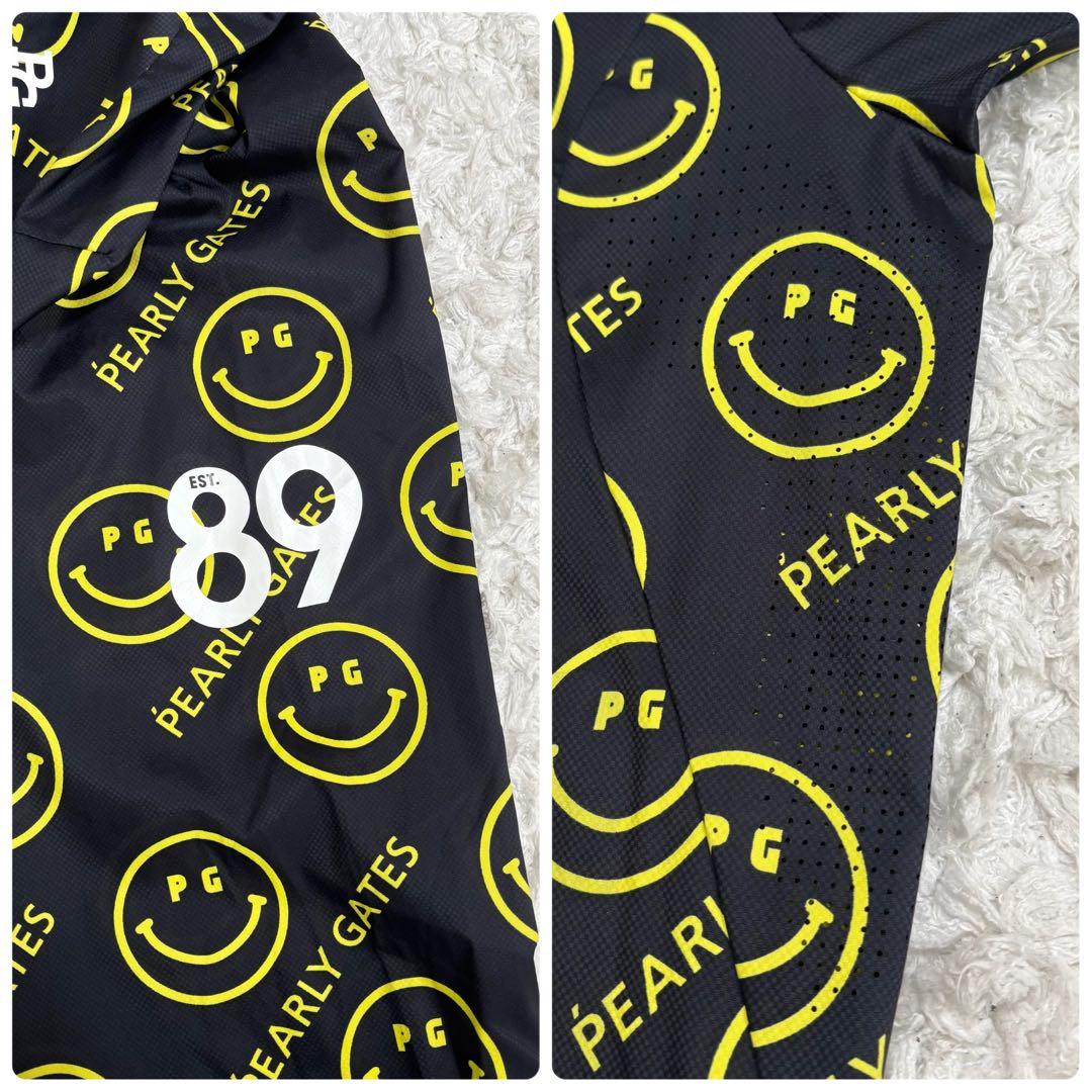 超希少✨パーリーゲイツ タフレックス ドビー ブルゾン PGスマイル ネイビー