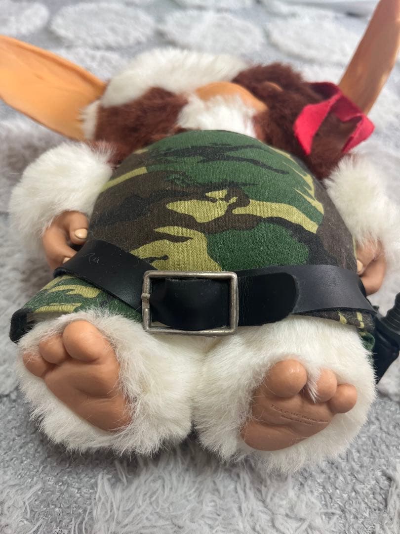 【付属品不足】グレムリン　ギズモ　ランボー　迷彩服　フィギュア　1999年製