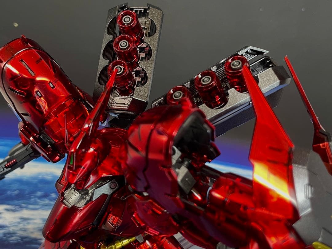 Y*A様 RG 1/144 ガンダムベース限定 サザビー メカニカルコアメッキ