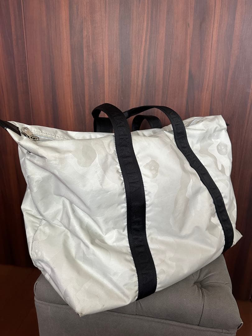 ホワイトカモ 大容量トートバッグ