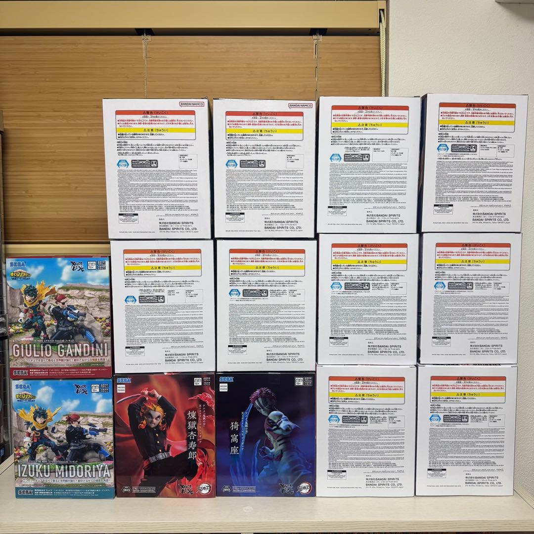 【12体まとめ売り】鬼滅の刃／ドラゴンボール／NARUTO／銀魂／ヒロアカ