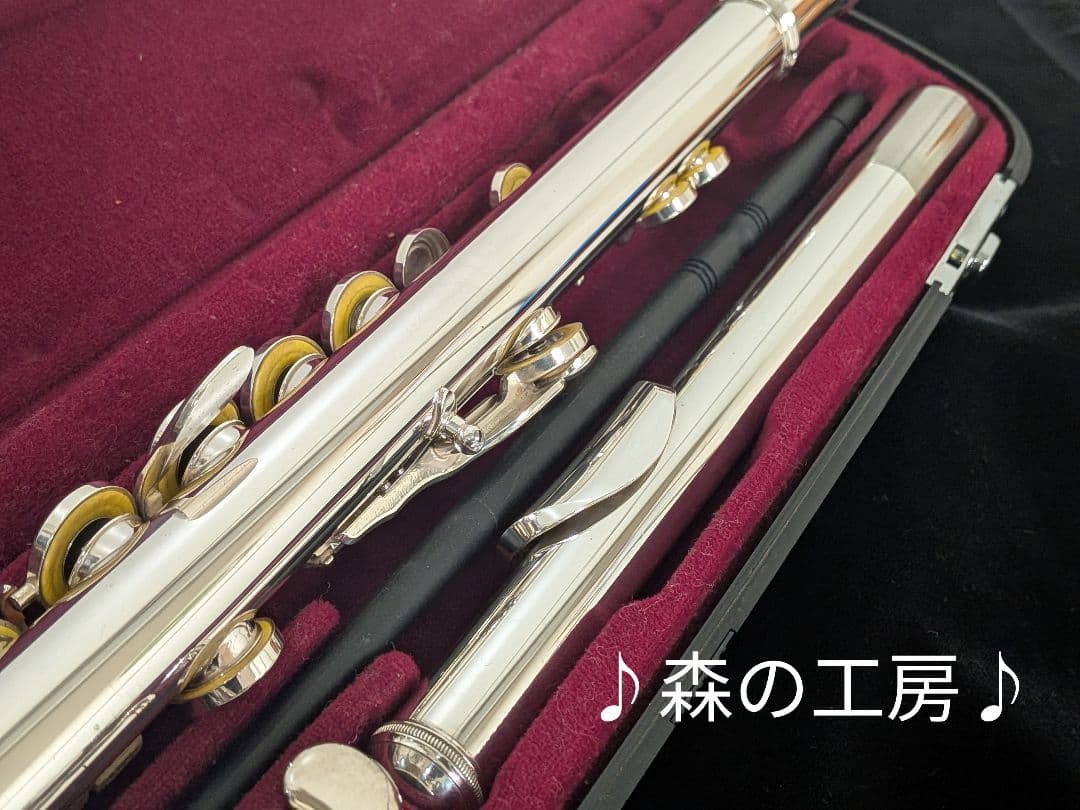 中古フルート専門店‼️部活応援‼️銀メッキヤマハフルートYFL211SⅡ Eメカ