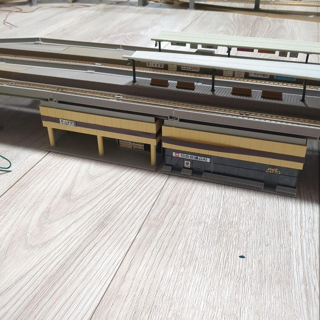 複線立体交差、高架駅レールセット