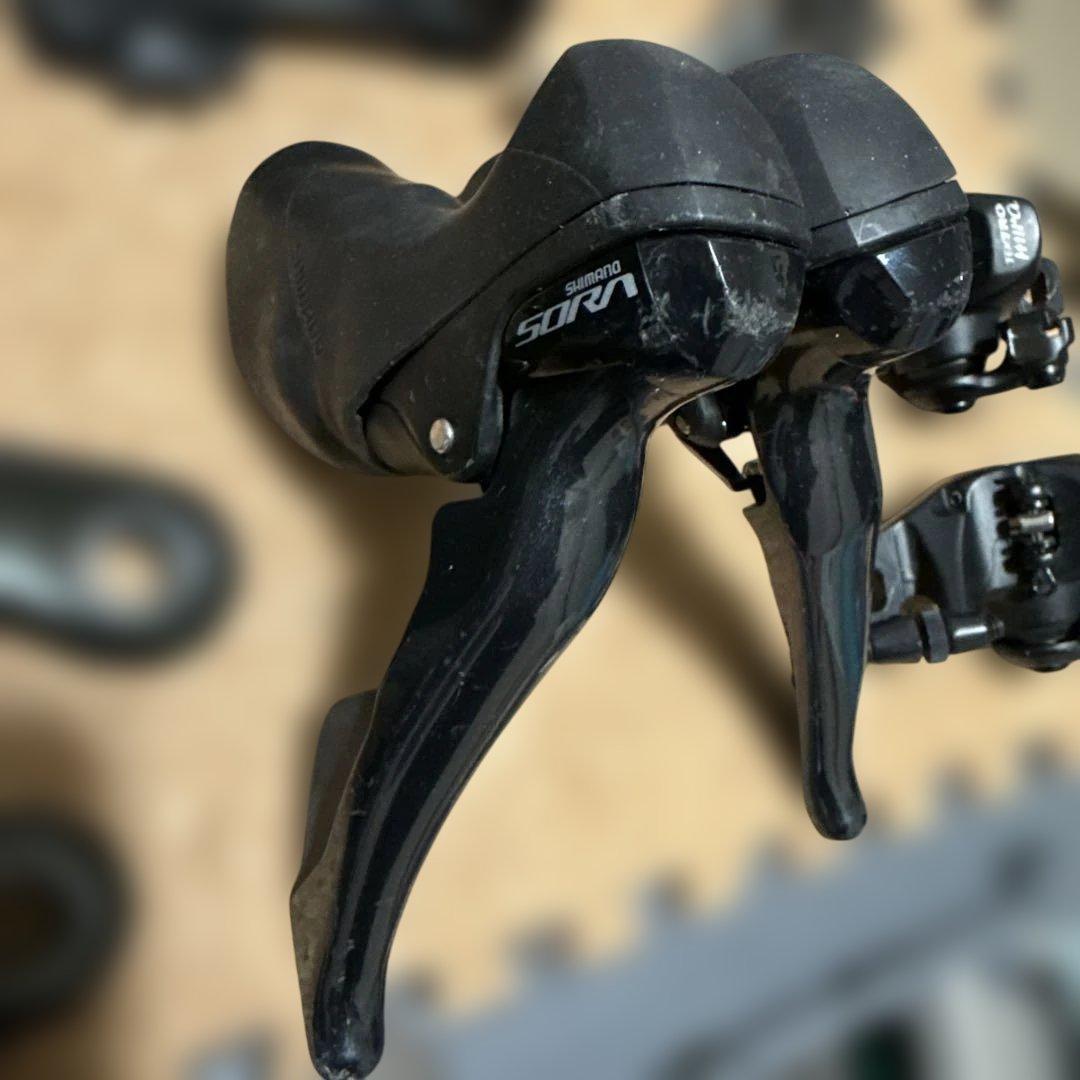 Shimano Sora R3000 2x9速 コンポセットsuginoクランク