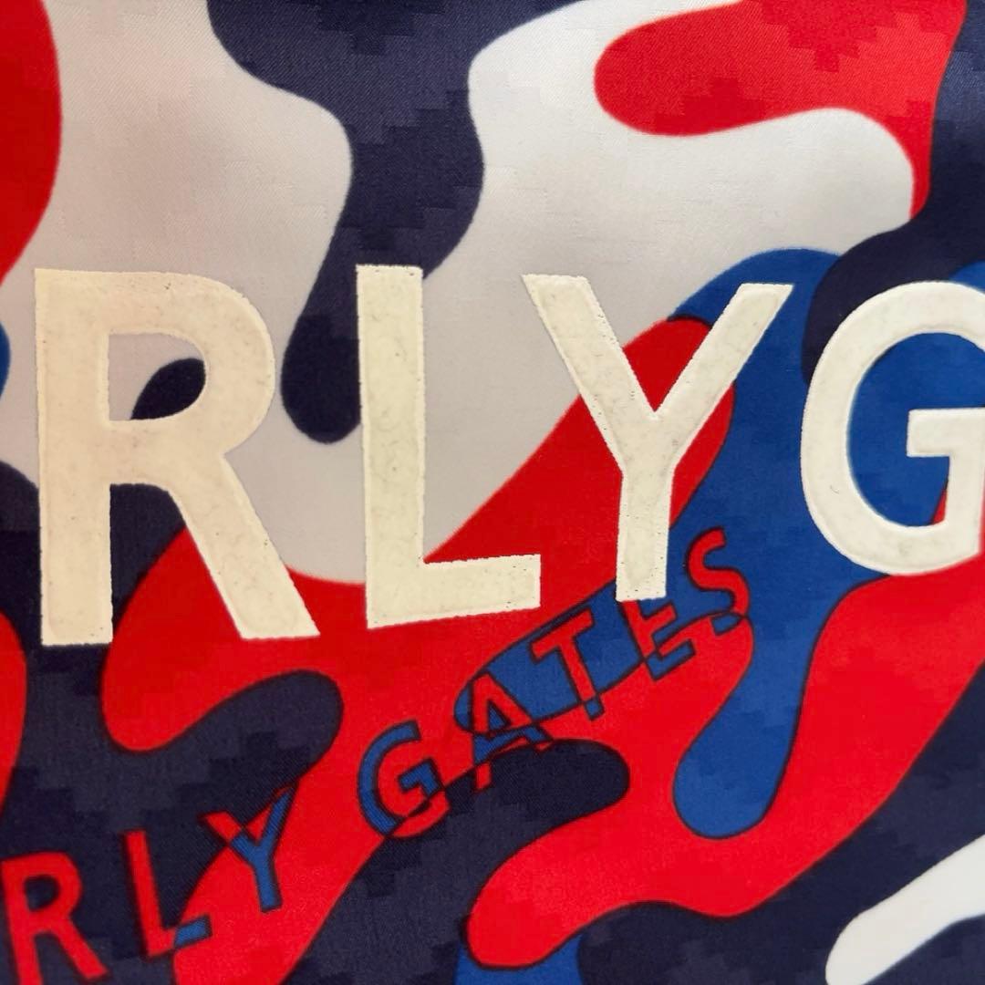 極美品　パーリーゲイツ　蓄熱　スニード　迷彩　カモフラージュ　XL　サイズ６　青