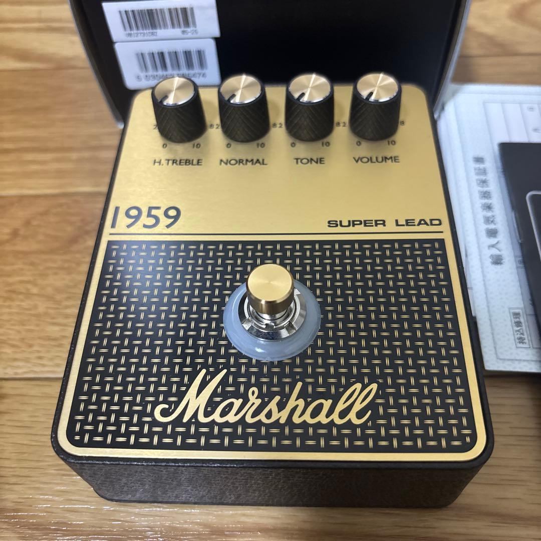 10月購入Marshall 1959 Super Leadディストーションペダル
